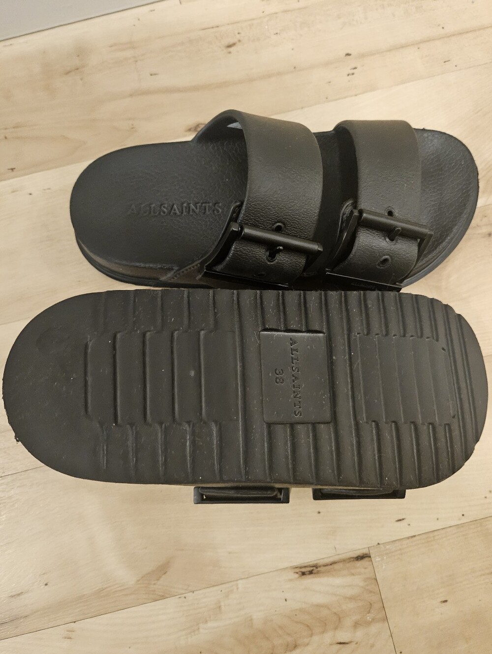 All Saints Sian Buckle Sandals - Picture 2 of 7